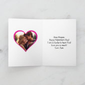 Schattig Anime Koppel Gepersonaliseerde Valentijns Kaart (Binnen)