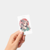 Schattig Anime Meisje Badge (Handheld)