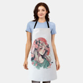 Schattig Anime Meisje Schort (Gedragen)