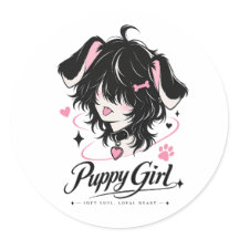 Schattig Anime Puppy Meisje Zachte Ziel