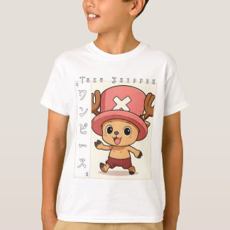 Schattig Anime Rendier Karakter met Rode Medicijn  T-shirt