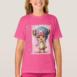 Schattig Anime Rendier Karakter met Rode Medicijn T-shirt
