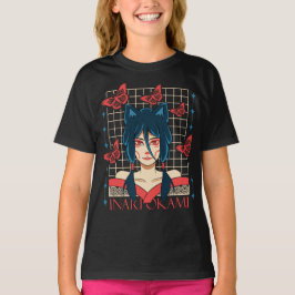 Schattig Anime Vlinder Meisje T-Shirt | Japans Est