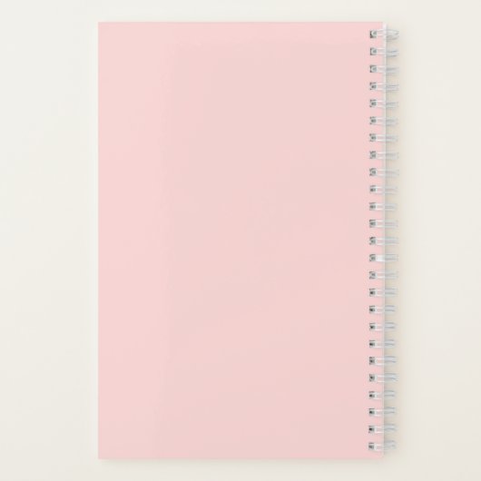 Schattig anti-valentijnsdag eenhoorn liefdespatroo notitieboek (Achterkant)