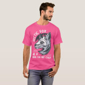 Schattig Arctic als een normaal vossenlandschap Ar T-shirt (Voorkant volledig)