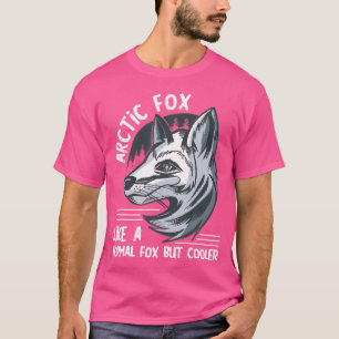 Schattig Arctic als een normaal vossenlandschap Ar T-shirt
