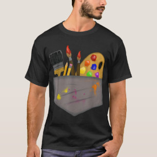 Schattig artiest kostuum - Art Painter Paint Brush T-shirt
