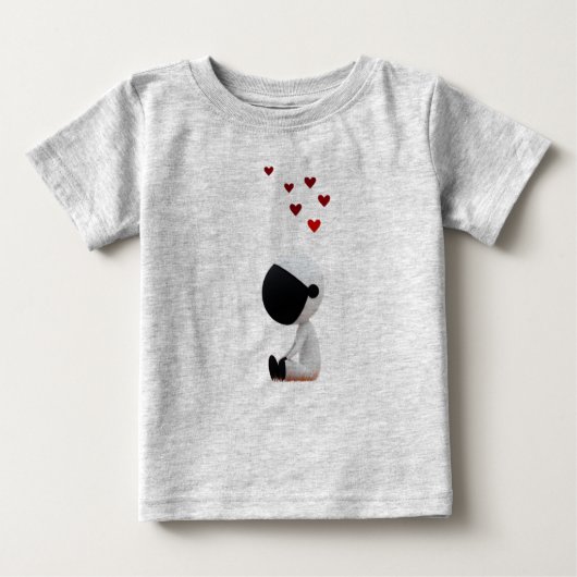 Schattig Astronaut Baby T-shirt ontwerp (Voorkant)