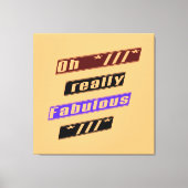 schattig attrac weggehaald door het prachtige lich canvas afdruk (Voorkant)