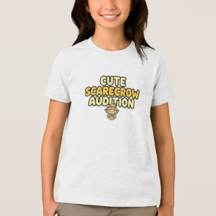 Schattig Audition van Vogelverschrikker - Schatti Tri-Blend Shirt