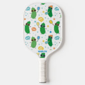Schattig augurken spelen Pickleball Pickleball Paddle (Voorkant)