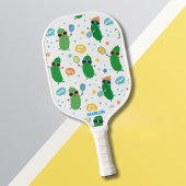 Schattig augurken spelen Pickleball Pickleball Paddle