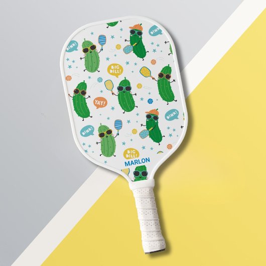 Schattig augurken spelen Pickleball Pickleball Paddle