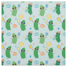 Schattig augurken spelen Pickleball