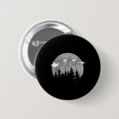 Schattig Australië Kangoeroe Sinterklaas slee Aust Ronde Button 5,7 Cm (Voorkant /achterkant)
