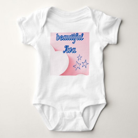 Schattig Ava's Baby Bodysuit. Romper (Voorkant)