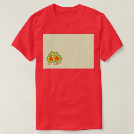 schattig avocado-masker t-shirt (Design voorkant)