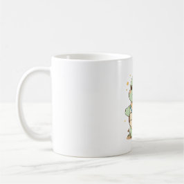 Schattig Avontuur Schildpad Reiziger Kawaii Ontwer Koffiemok