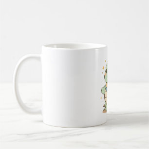 Schattig Avontuur Schildpad Reiziger Kawaii Ontwer Koffiemok