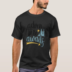 Schattig avontuur wacht buiten kamperen wandelen a t-shirt