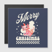Schattig Axolotl Kerstmis Prettig Kerstfeest (Voorkant / Achterkant)