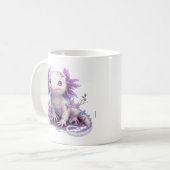 Schattig Axolotl-teken met zomertekstontwerp Koffiemok (Voorkant links)