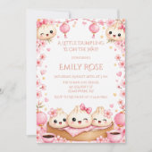 Schattig Babiesshower met Dumpling Meisje Kaart (Voorkant)