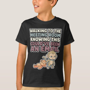 Schattig baby aap meme kawaii Japanse makaak T-shirt