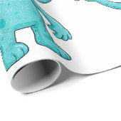 Schattig Baby Alien Ruimtemonster Cadeaupapier (Rol Hoek)
