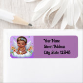 Schattig Baby Angel Retour Adreslabel Etiket (Insitu)