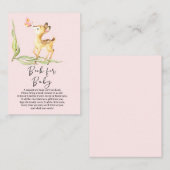 Schattig Baby Baby shower Book for Baby Informatiekaartje (Voorkant / Achterkant)