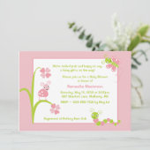 Schattig Baby Baby shower Kaart (Staand voorkant)