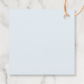 Schattig Baby Beer in papierbak Bedankjes Labels (Achterkant)