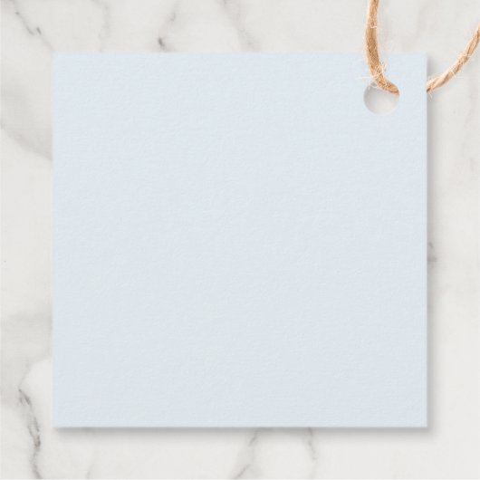 Schattig Baby Beer in papierbak Bedankjes Labels (Achterkant)