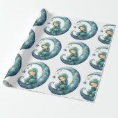 Schattig baby boy inpakpapier (Uitgerold)