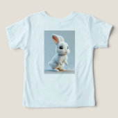 Schattig Baby Bunny T-shirt (Design achterkant)