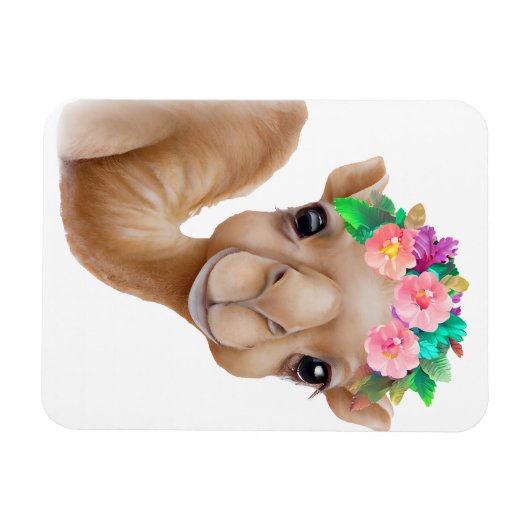 Schattig Baby Camel Magneet (Horizontaal)