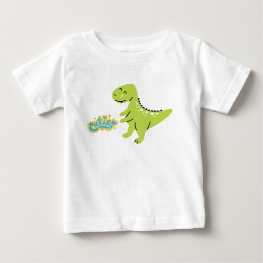 Schattig Baby Dinosaur T-Shirt (Voorkant)