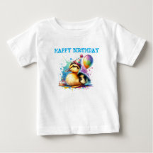 schattig baby eend verjaardag shirt