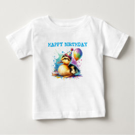 schattig baby eend verjaardag shirt