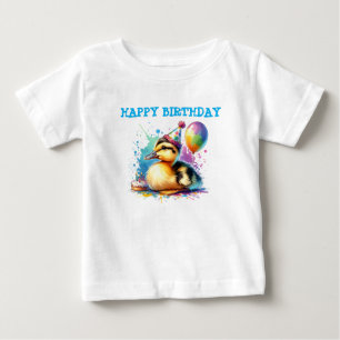 schattig baby eend verjaardag shirt
