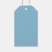 Schattig Baby Elephant Balloons Baby shower Cadeaulabel (Achterkant)