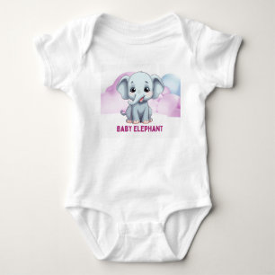 Schattig baby Elephant kinder T-shirt