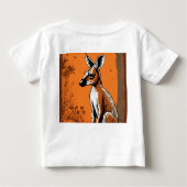 Schattig Baby Fine Jersey T-shirt met Schattigee K (Achterkant)