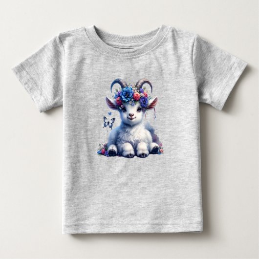 Schattig Baby Geit Peuter T-shirt (Voorkant)