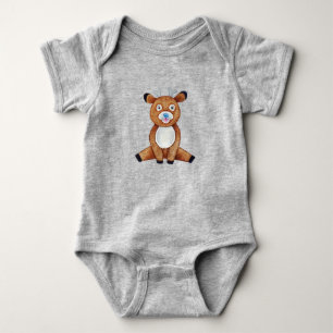 Schattig baby hert mannetje dier natuur romper