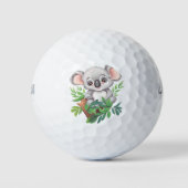 Schattig Baby Koala Beer Golfballen (Voorkant)