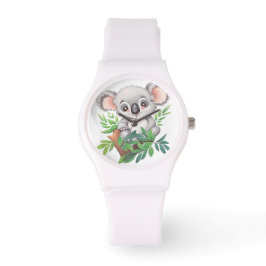 Schattig Baby Koala Beer Horloge