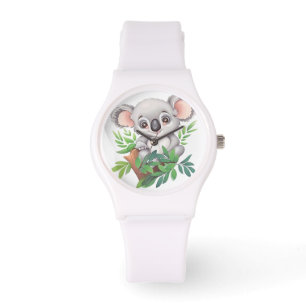 Schattig Baby Koala Beer Horloge