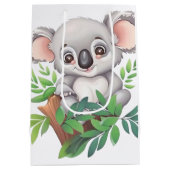 Schattig Baby Koala Beer Medium Cadeauzakje (Achterkant)
